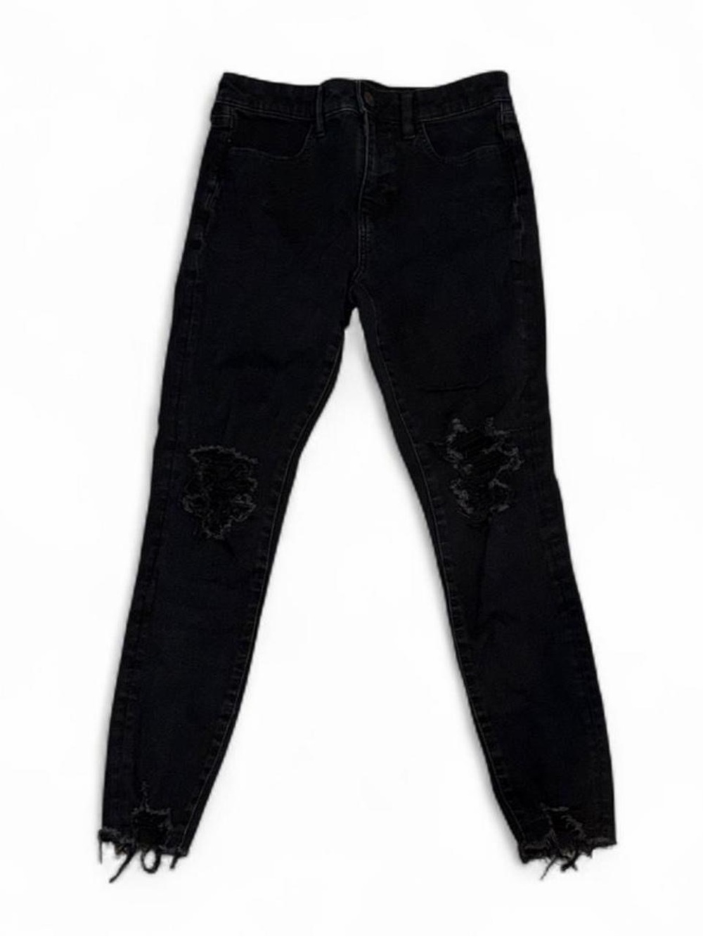 American Eagle Black Distressed Women’s Jeans